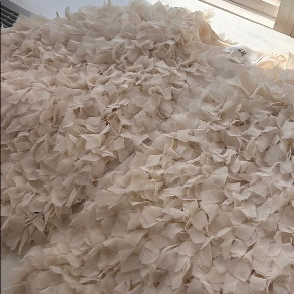 H&M Cream Ruffled Shrug Jacket - Picture 9 of 9